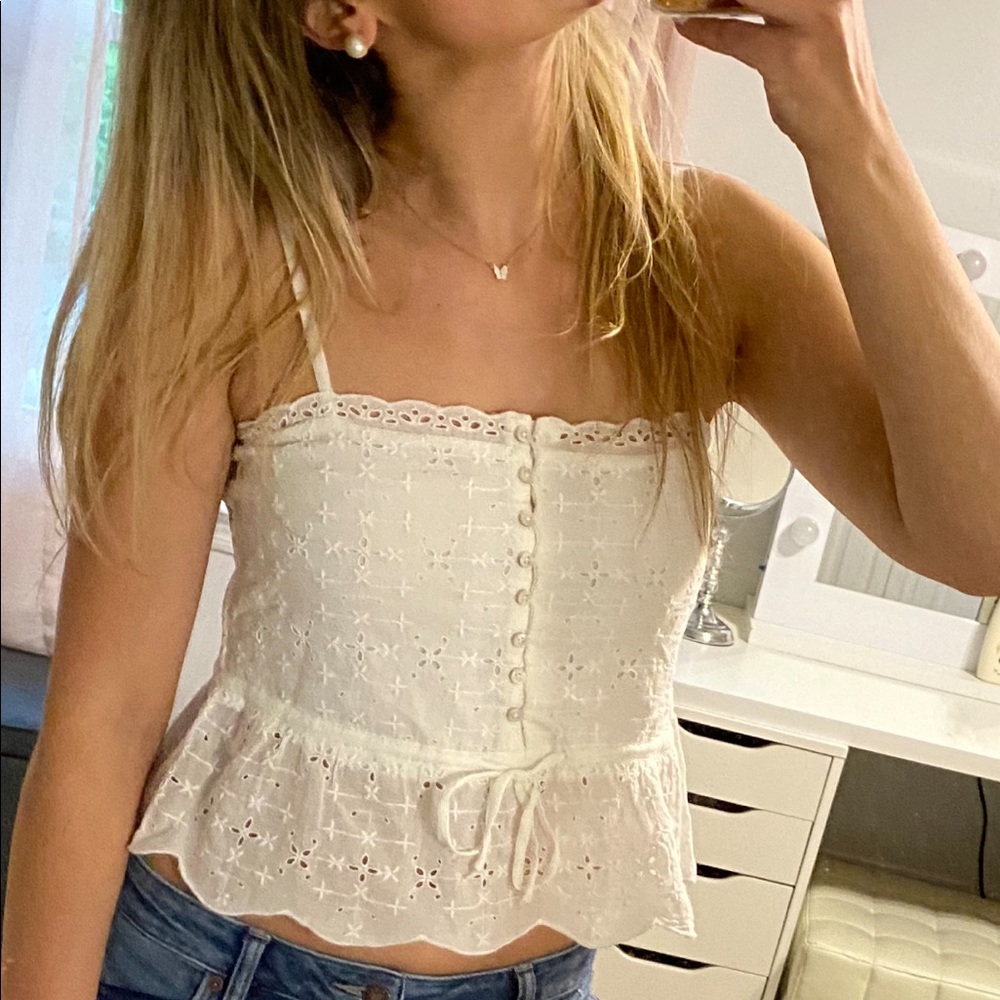 White aerie tank top